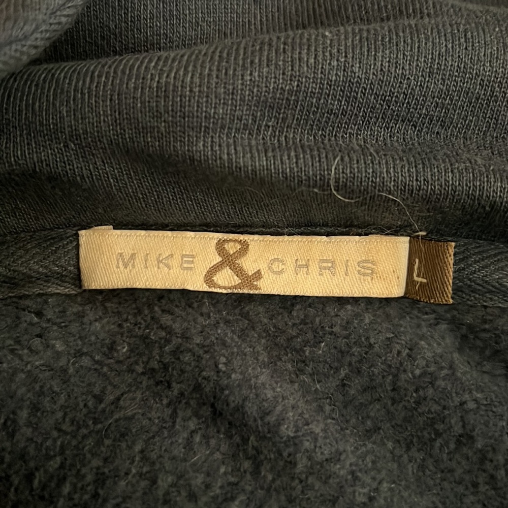 Mike & Chris hooded sweatshirt jacket, blue, size L GUC! - Picture 3 of 11